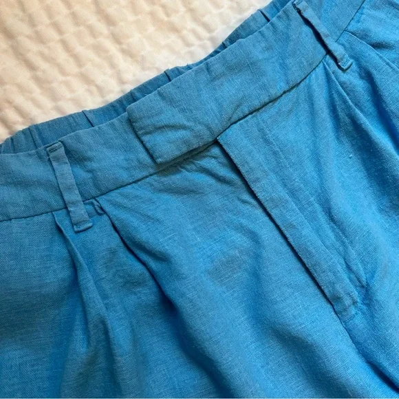 A New Day-Linen Pants- Light Blue- 10 - Picture 5 of 10
